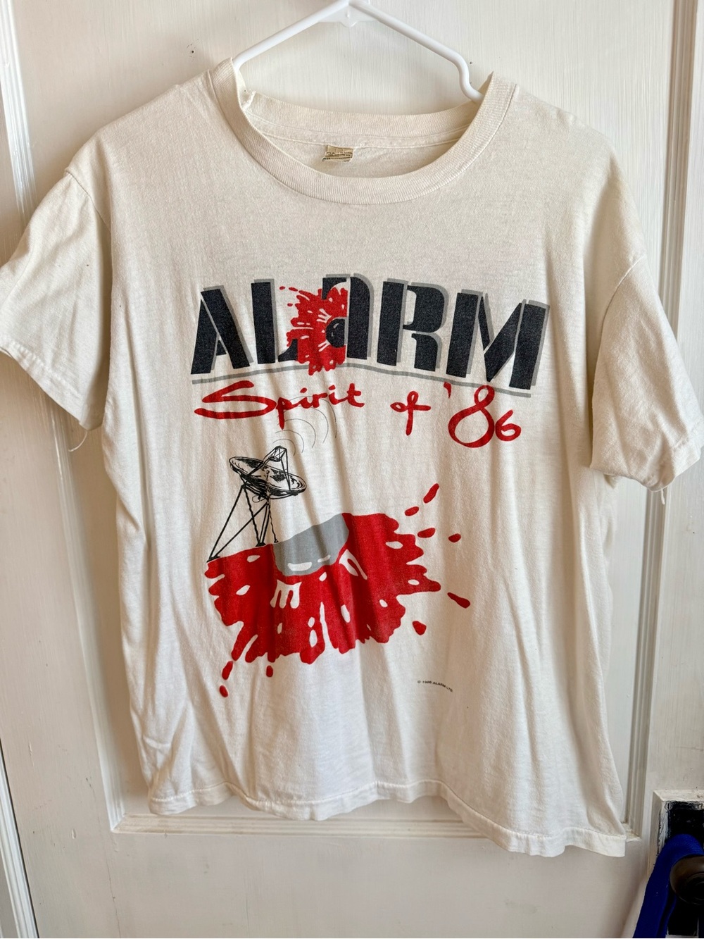 Authentic 80s Punk New Wave Band The Alarm Spirit of '86 1986 Tour Concert T XL